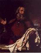  Giovanni Francesco  Guercino Jacob Receiving Joseph's Coat oil painting artist